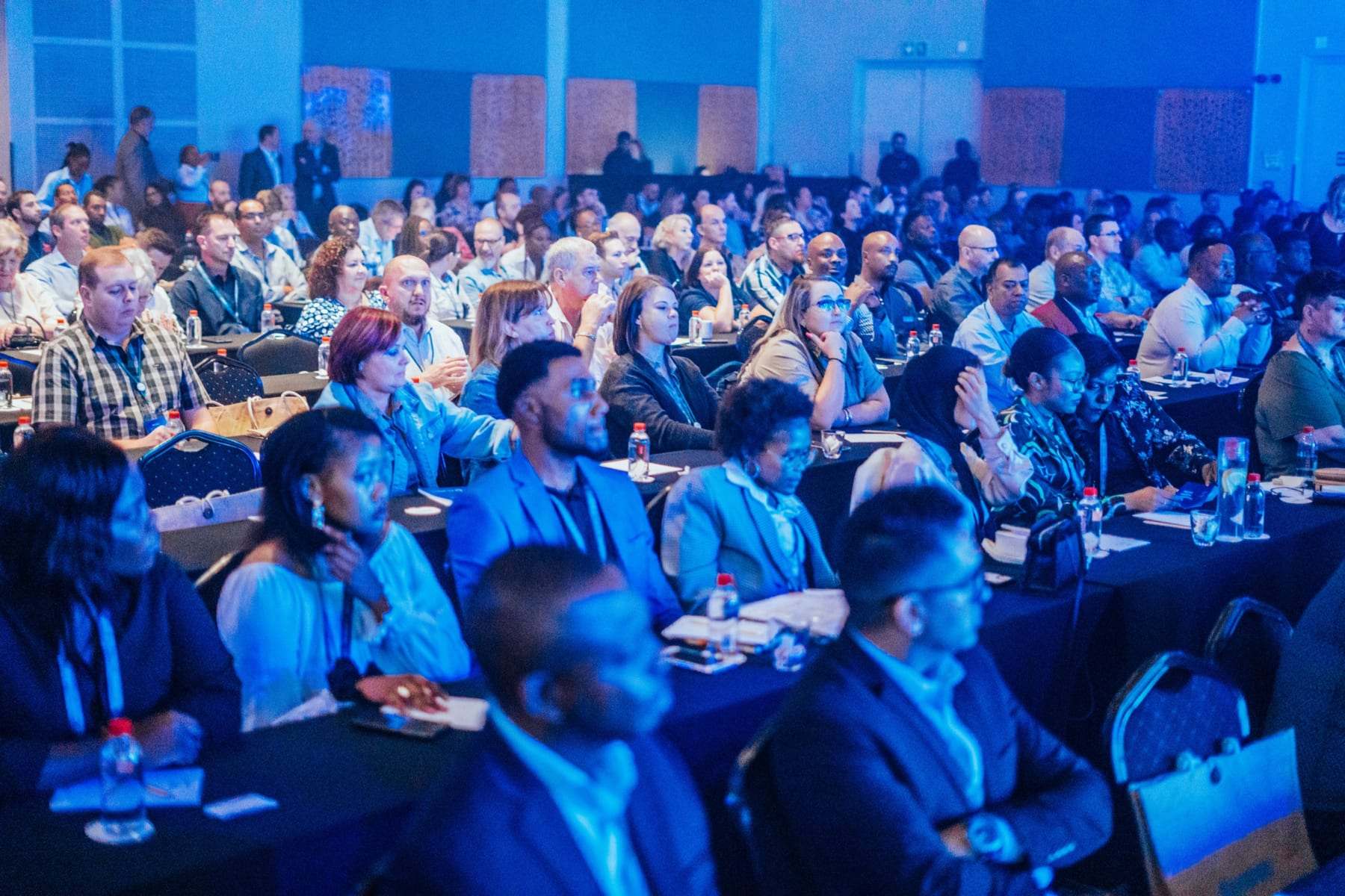 Syspro Spark delegates watching the main stage